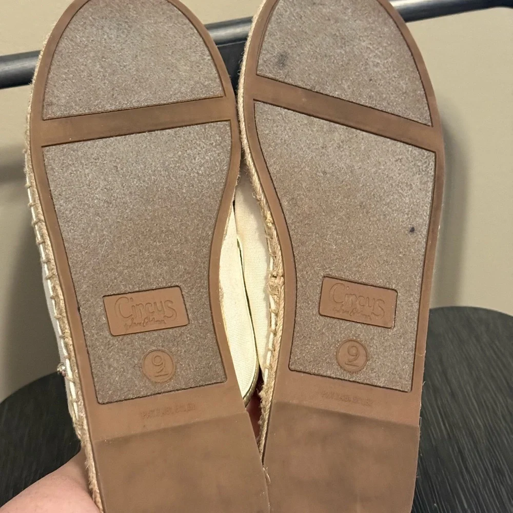 Circus by Sam Edelman,  Leanne Pineapple Espadrille Slides, Sz. 9